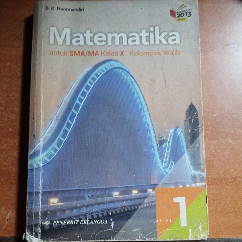 Buku Matematika Wajib kelas 10  kurikulum 2013 revisi