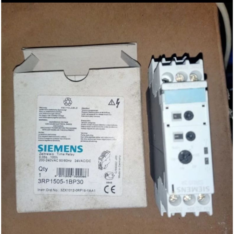 TIME RELAY SIEMENS 3RP1505-1BP30 ORIGINAL ASLI