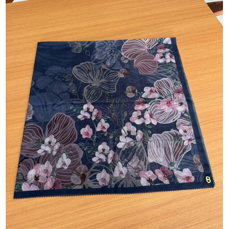 The Orchide series Navy by Buttonscarves x Sarah Sofyan