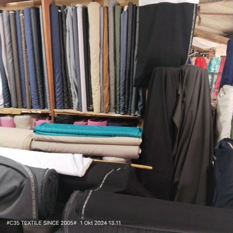 HARGA/1 CELANA /125 CM | KAIN WOOL ITALY / BAHAN WOOL PREMIUM / BAHAN SAFARI / KAIN CELANA  KAIN JAS