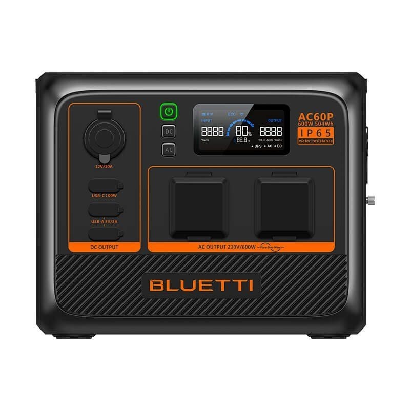 BLUETTI AC60P Portable Power Station 600W | 504Wh