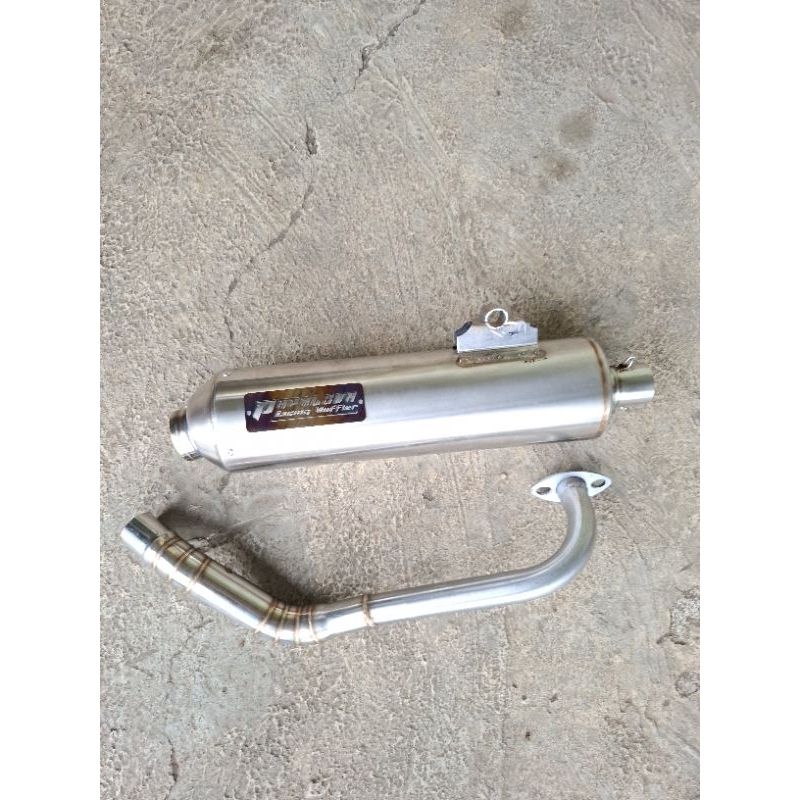 Knalpot standar racing custom tabung 4inch gantungan model ori aerox nmax vario pcx 150 pcx 160 adv 