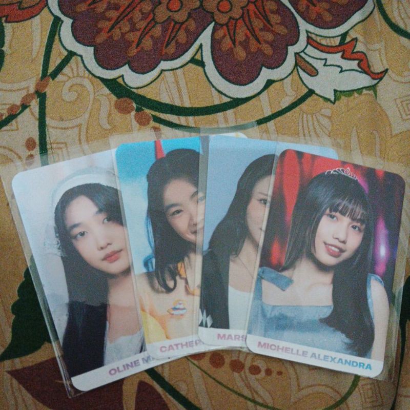 Photocard RTS Marsha,Oline,Erine,Michie
