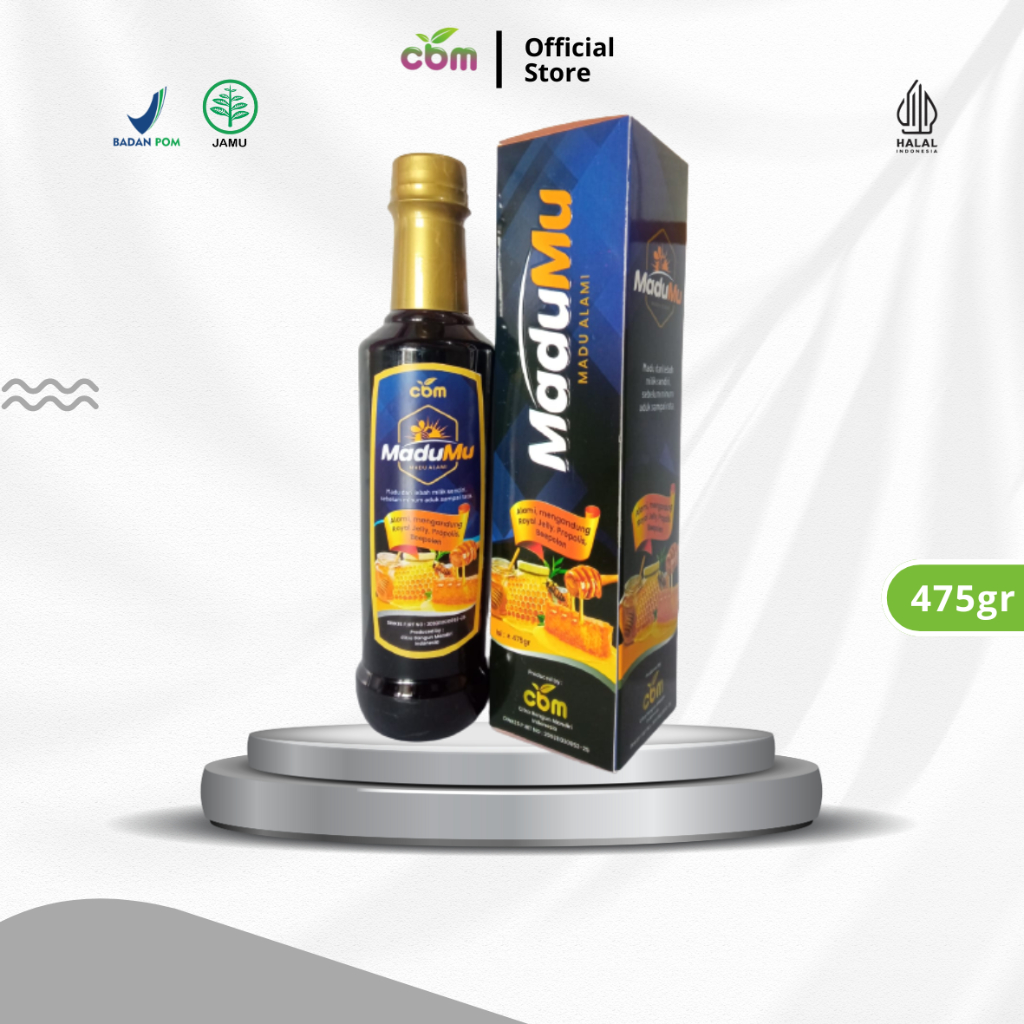 

MADUMU Original 475 gr | Madu untuk Imun dan Stamina Tubuh | Madu Alami + Royal Jelly, Propolis, BeePollen