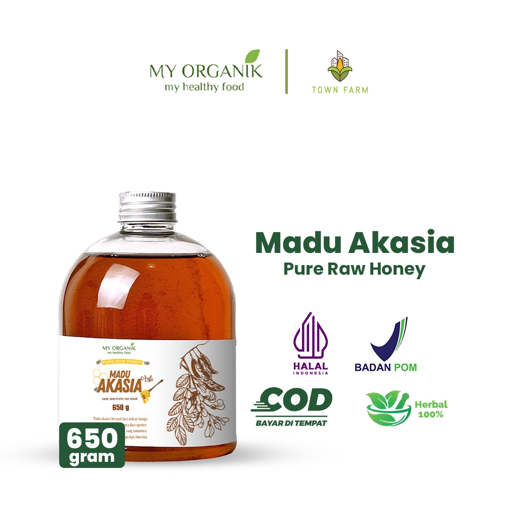 

My Organik Madu Murni Akasia Raw Honey Asli Madu Murni Asli Premium Pure Original