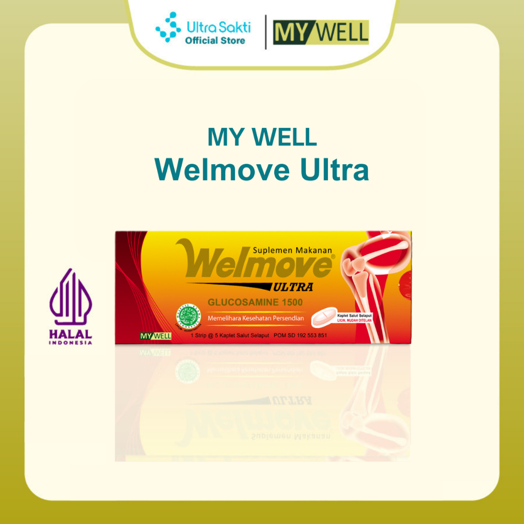 Welmove Ultra 1 Amplop @5 Kaplet - Suplemen Kesehatan Sendi