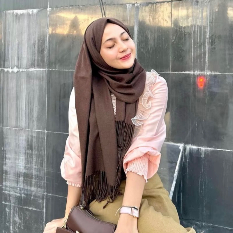 Penawaran Terbatas Pashmina Premium Cashmere Dubai Shawl Pashmina Cashmere Pashmina Dubai Shawl