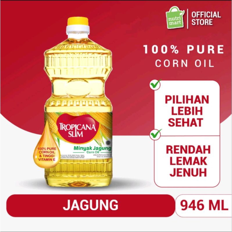 

Tropicana Slim Minyak Jagung 946 Ml - Kemasan Botol
