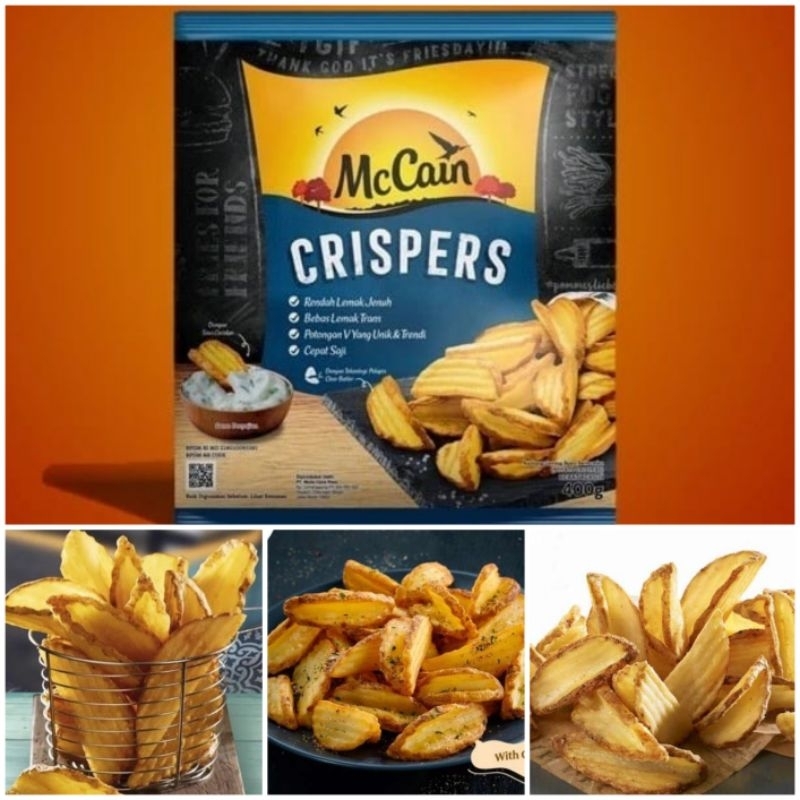 

Mc Cain Crispers / Kentang Crispers / French Fries Crispers | Berat Bersih 400gr