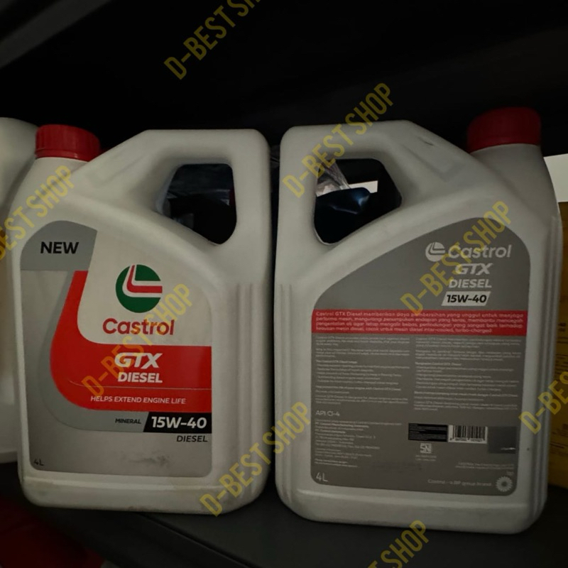 Oli Castrol GTX DIESEL 15W/40 - 4 liter
