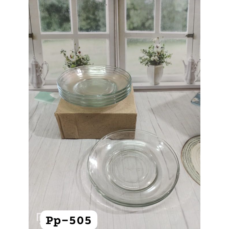 LEPEK KACA POLOS ISI 6PCS PP-505