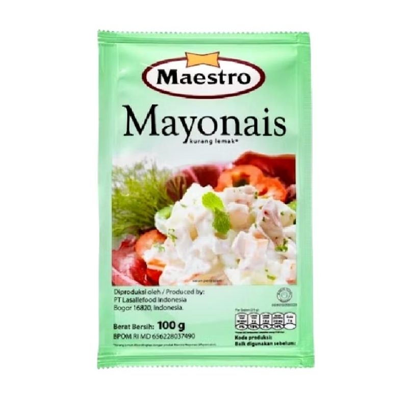 

Mayonais maeatro original sachet 100 gr