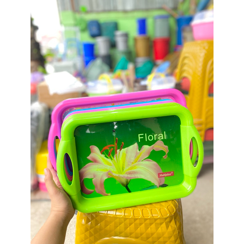 Nampan segi // Baki segi // Nampan plastik