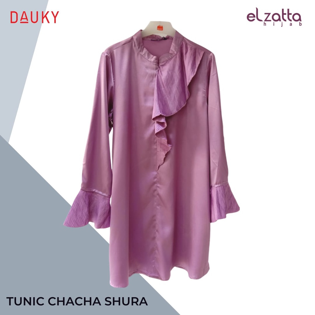 DISC 50% Elzatta Baju Atasan Dewasa Tunik Chacha Shura Satin