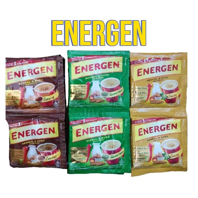 

energen renceng coklat vanila kacang hijau murah
