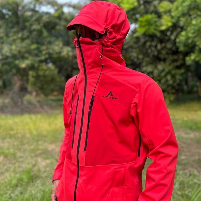 KF7 Altitude Gear Hurricane Pro Jaket Outdoor Pria Wanita Goretex Wateroof