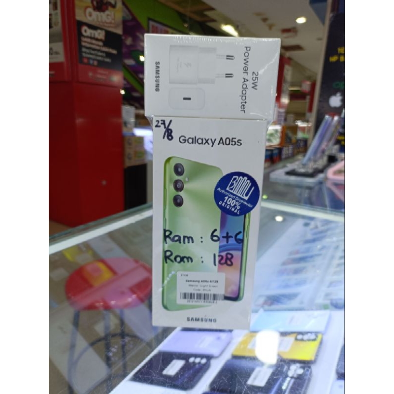 SAMSUNG A05S RAM 6/128GB BARU GARANSI RESMI