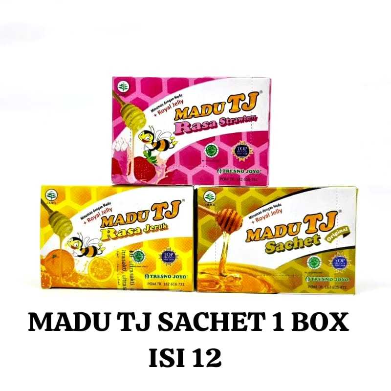 

MADU TJ SACHET 1 BOX ISI 12 PCS - MADU SACHET TRESNO JOYO ORIGINAL 100%