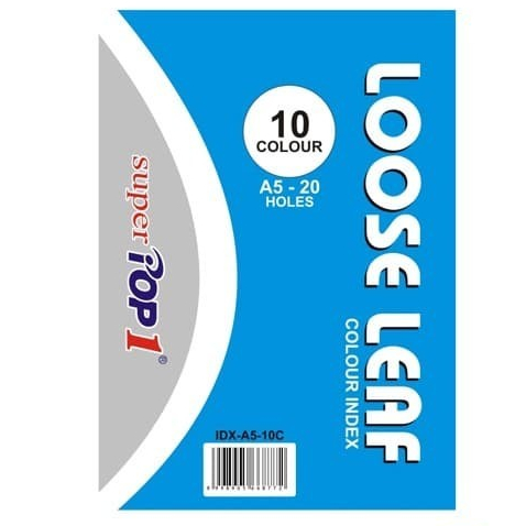 

TBMO INDEX POP 1 A5 10C - NEW