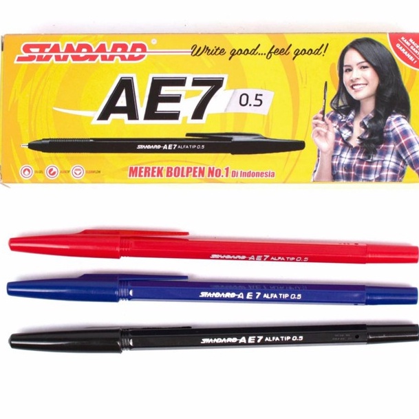 

NEW PRODUCT 1 PACK Pulpen BOLPOINT STANDAR AE7 AE7