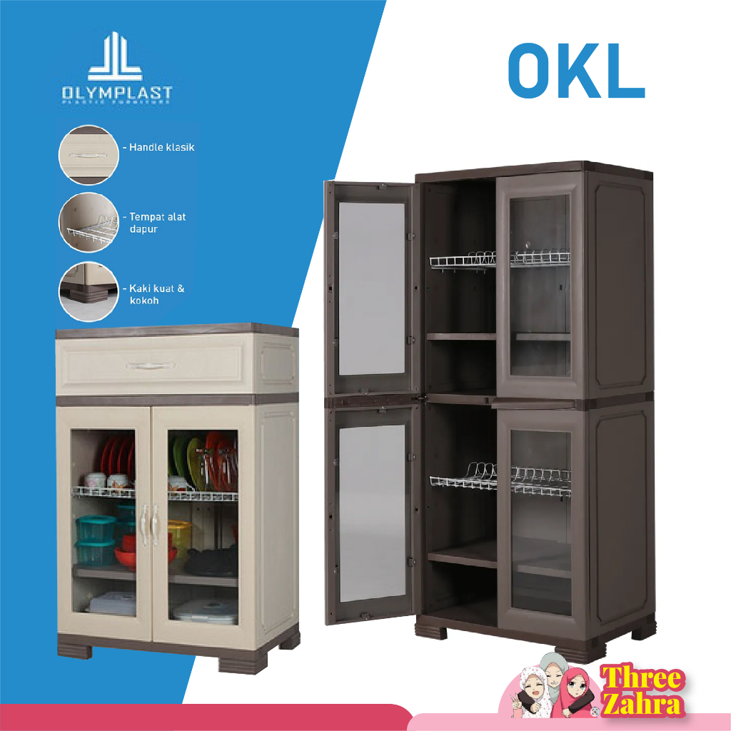 OLYMPLAST RAK PIRING JUMBO OKL JUMBO KITCHEN LOKER LEMARI DAPUR