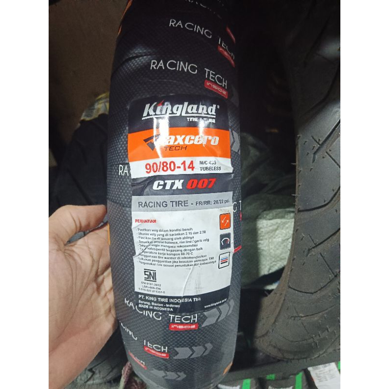 KINGLAND AXCERO CTX 007 90/80.14 RACING COMPOUND FREE PENTIL