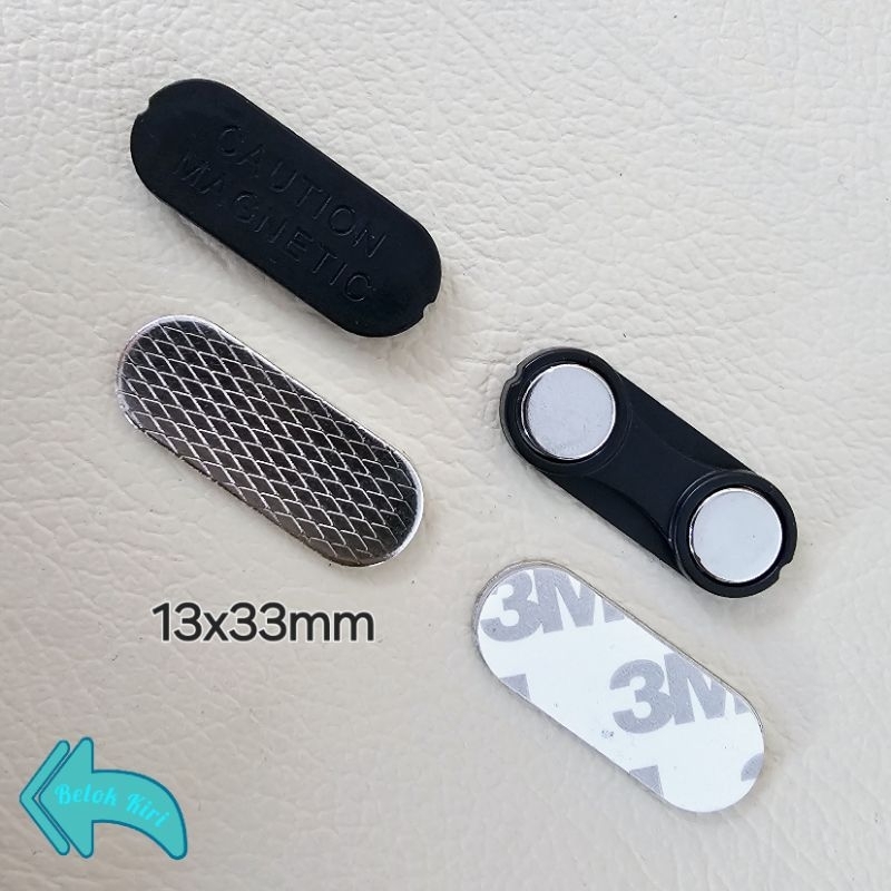 Magnet Nama Dada Magnet Papan Nama Magnet Pin Lencana Magnet Oval 13mm x 33mm