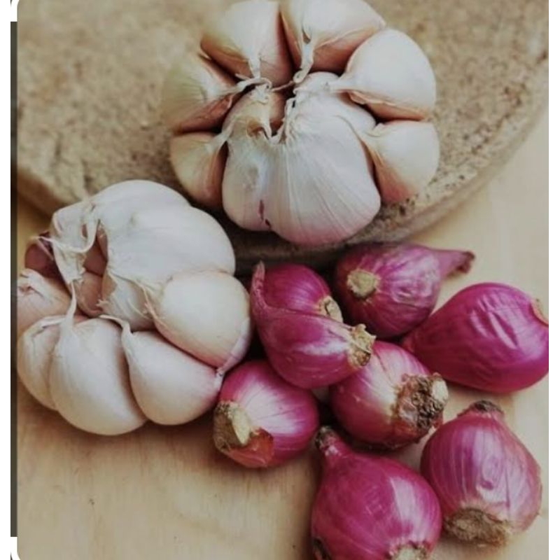 

Bawang merah brebes campur bawang putih kating 1kg