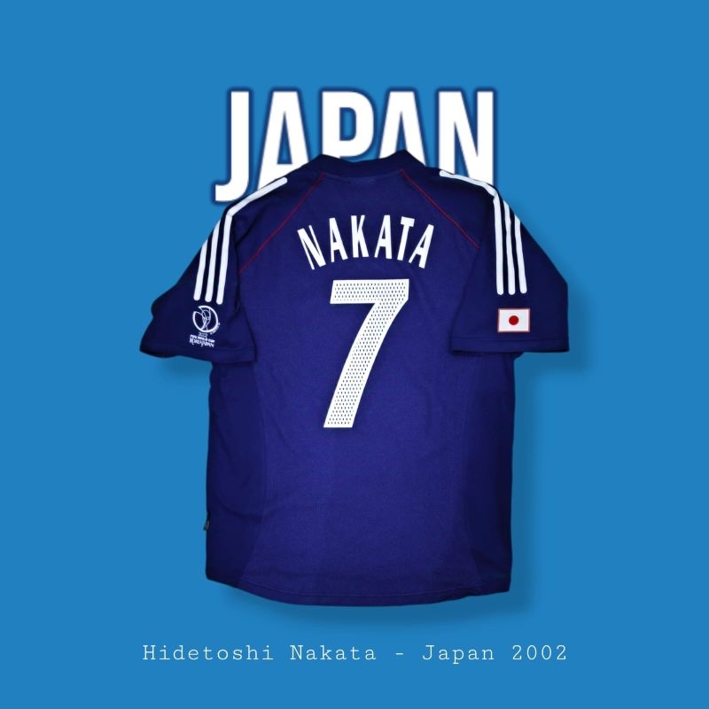 Jersey Adidas Japan Home World Cup 2002 Nakata