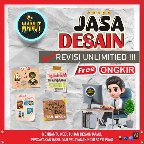 

JASA DESAIN GRAFIS, DESAIN LOGO, BANNER, SPANDUK, BROSUR, KARTUNAMA, STIKER, LABEL