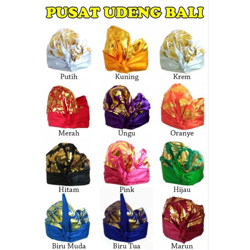 Udeng bali / udeng bali warna / udeng bali batik / udeng bali anak / udeng bali dewasa / udeng upaca