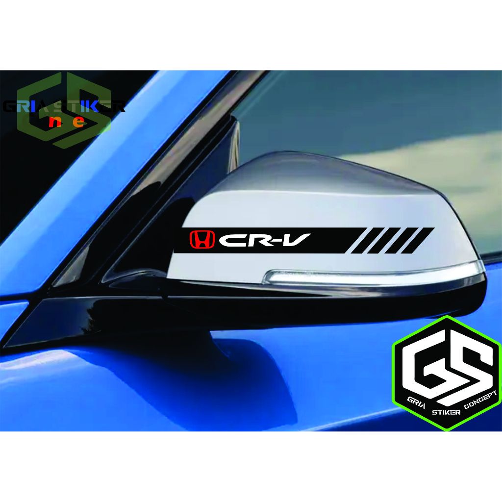 Stiker spion mobil sticker spion list stripe mobil honda stiker spion all mobil honda crv (2pcs)