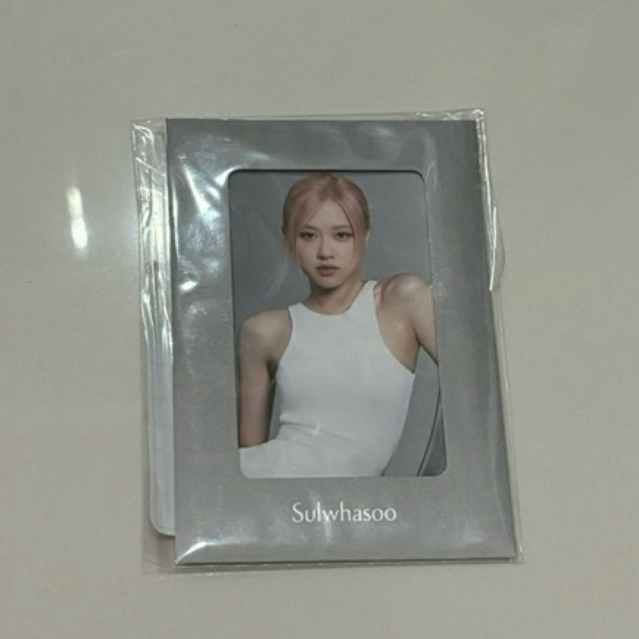 PC photocard rose blackpink sulwhasoo