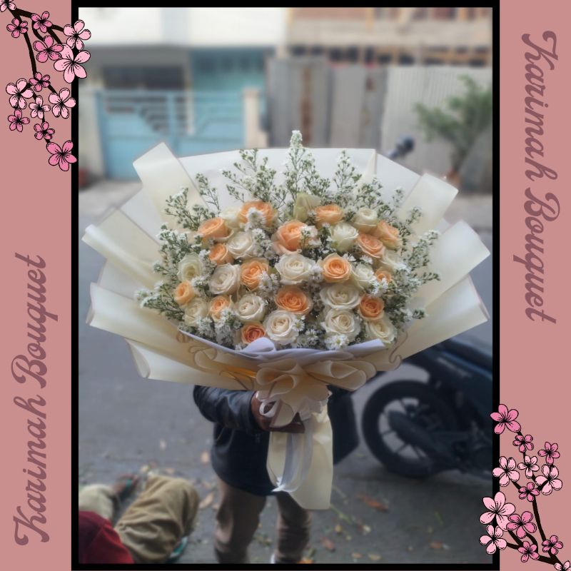 SEHARI JADI Buket Bunga Wisuda JUMBO / Bouquet Bunga / Bucket Bunga Wisuda BESAR / Buket Bunga Asli 