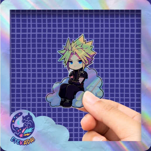 

Stiker Hologram Game Final Fantasy Cloud Strife