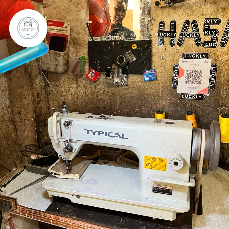 MESIN JAHIT WALKINGFOOT TYPICAL GC0303 TIMBUL SERVO SECOND (BEKAS)