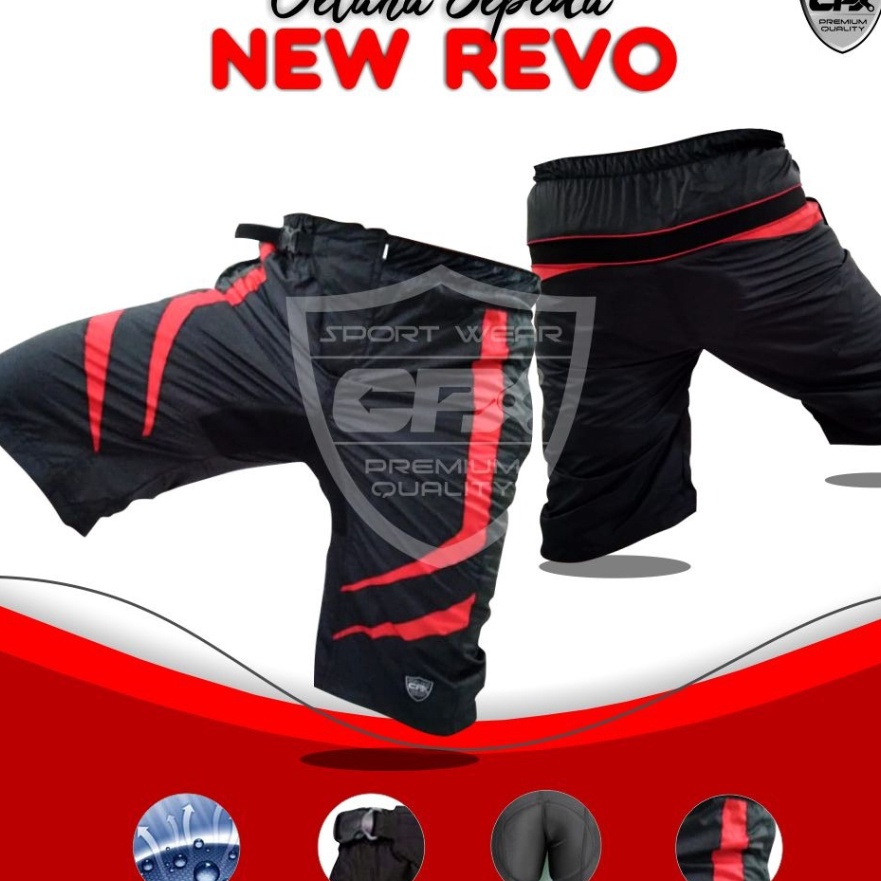 Termurah Celana Sepeda CPX Cycling Pendek Pria Gowes MTB Downhill Padding Busa Bahan despo Import