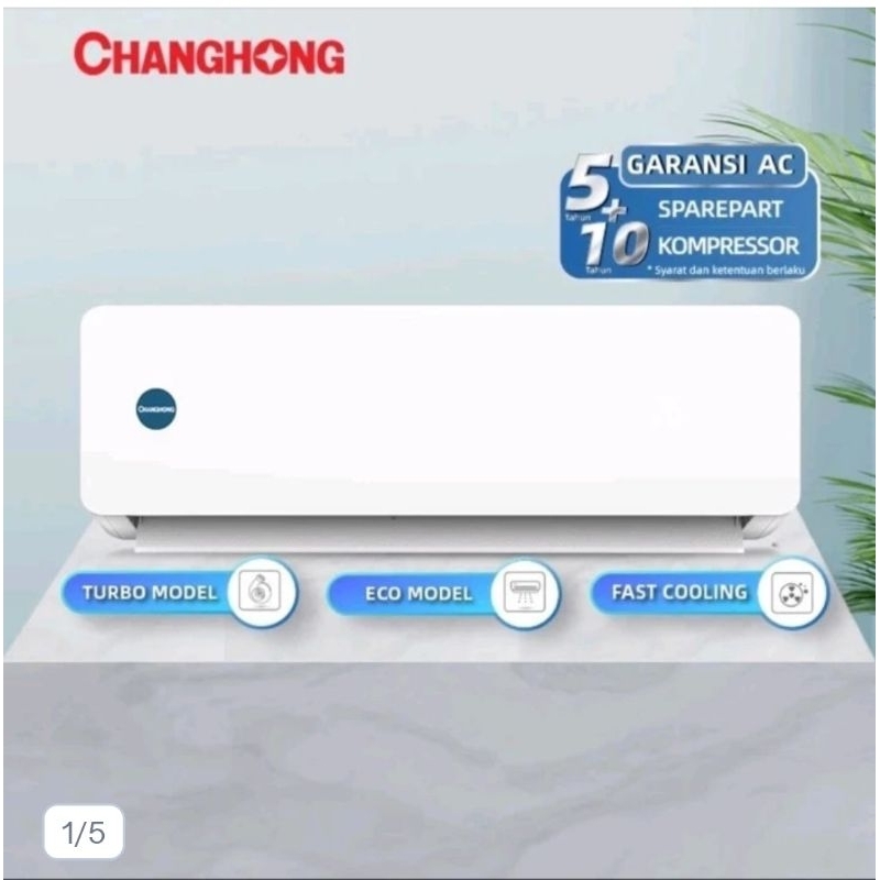 AC CHANGHONG 1/2 PK CSC05NVB KAPASITAS 1/2 PK