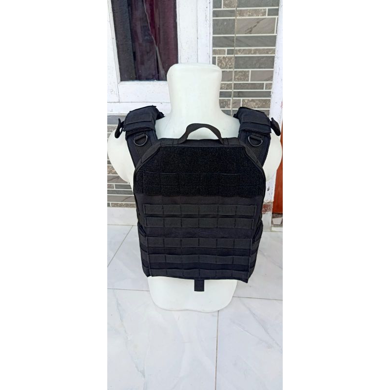 body vest Black MAMBA tanpa Pouch body vest tactical