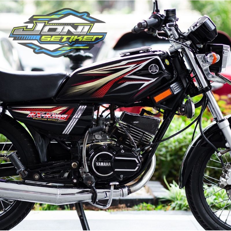 STIKER STRIPING ORI YAMAHA RX KING 2005 MERAH STIKER RX KING MERAH 2005