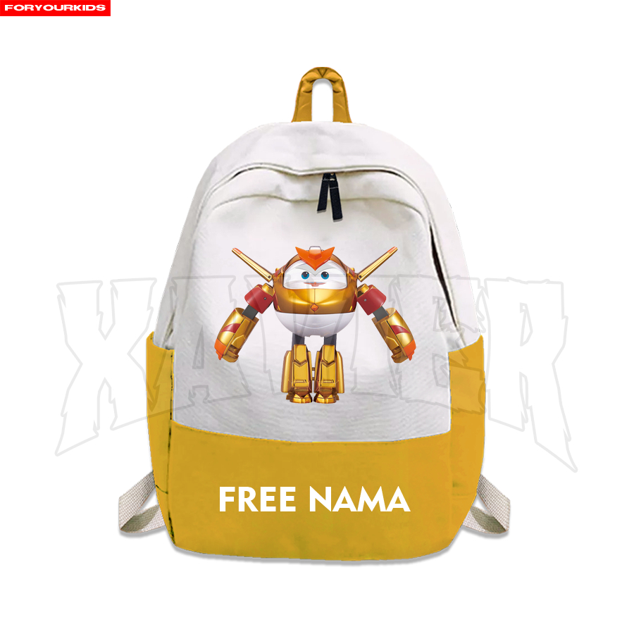 TAS RANSEL ANAK TAS SEKOLAH ANAK GOLDEN BOY SUPER WINGS FREE CETAK NAMA