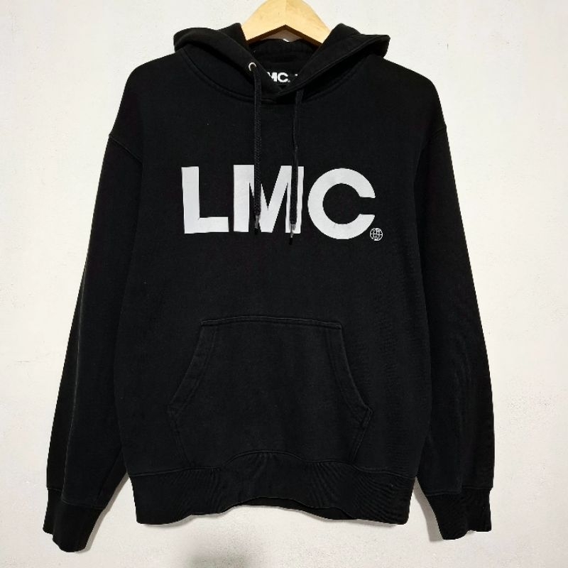 LMC •Lost Management Cities• Thrift Hoddie / Black / Sweater / Secondbrand