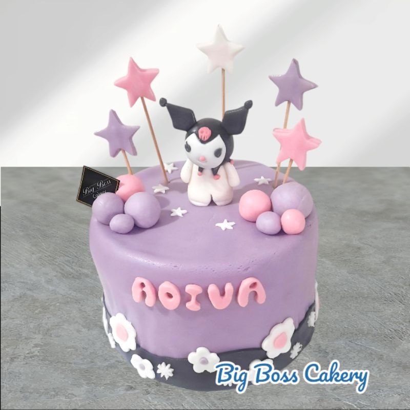 

KUROMI SANRIO FONDANT / TOYS BIRTHDAY CAKE ALL IN