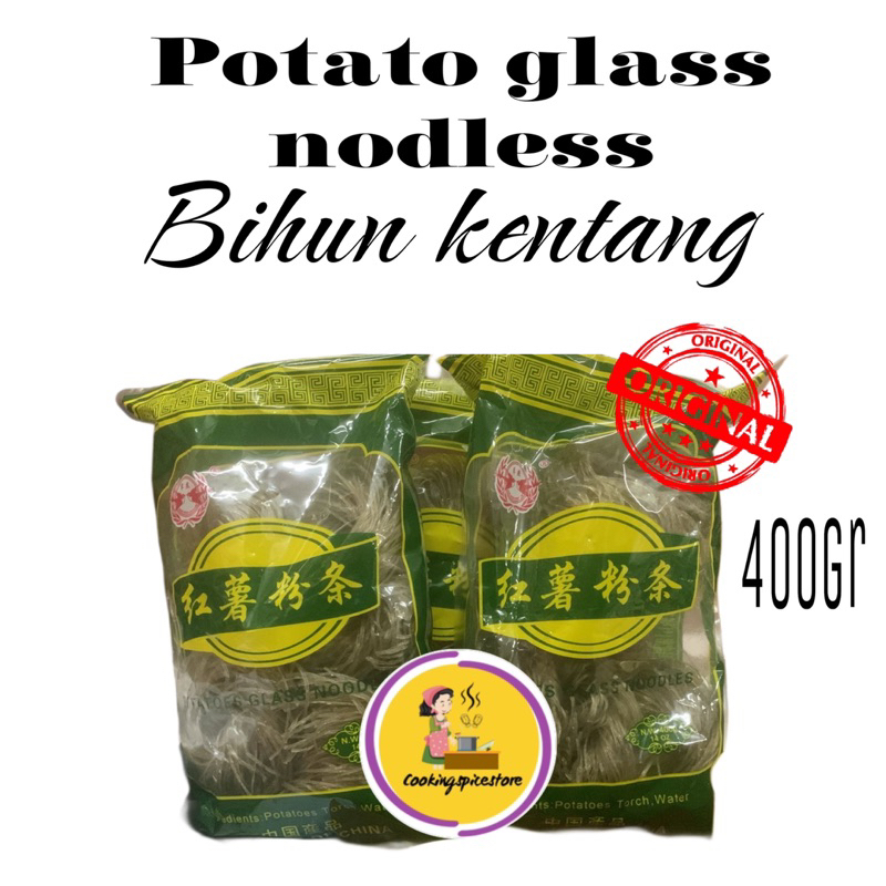 

Green Jade Potato Glass Noodle 400gr Bihun Kentang