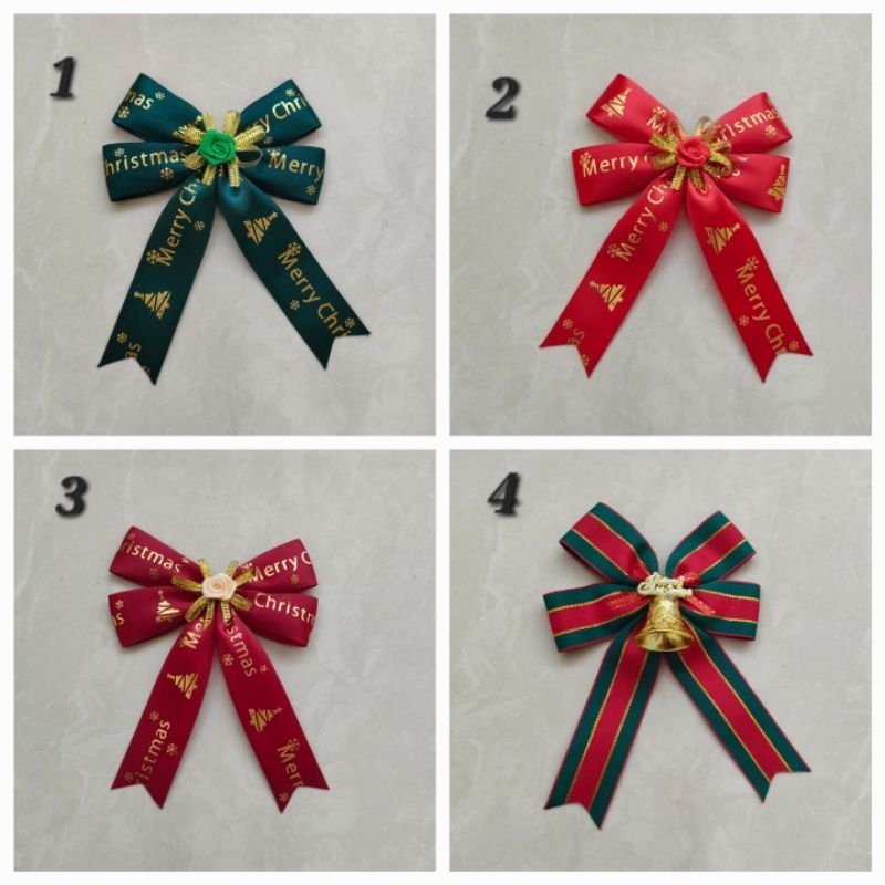 

pita dekorasi hampers parcel natal chrismas