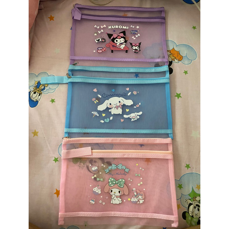 

Pouch Tempat Pensil Sanrio Jaring Besar