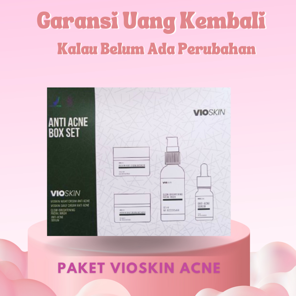 DIJAMIN ORIGINAL Vioskin Anti Acne Serum VIOSKIN SERUM OBAT PENGHILANG JERAWAT PALING AMPUH PRIA WAN