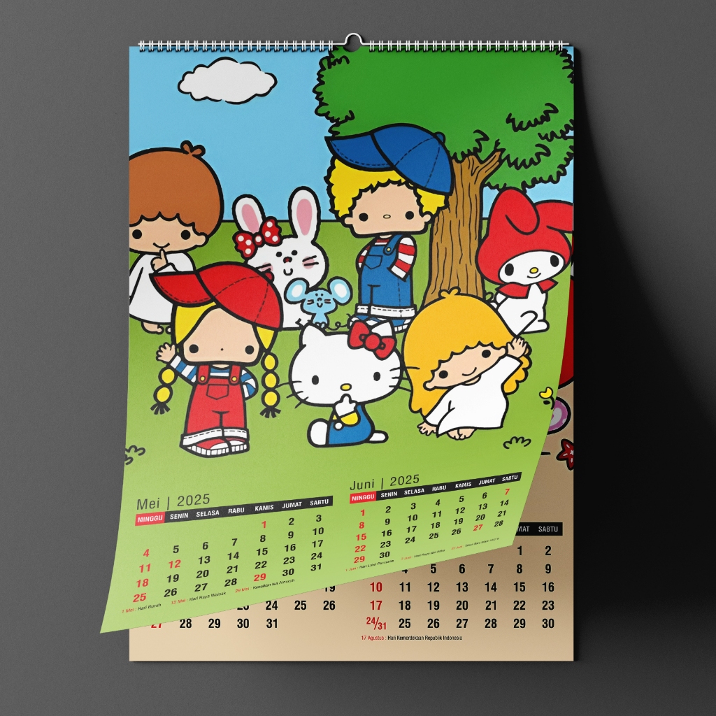 

Kalender Dinding 2025 Hello Kitty (preorder)