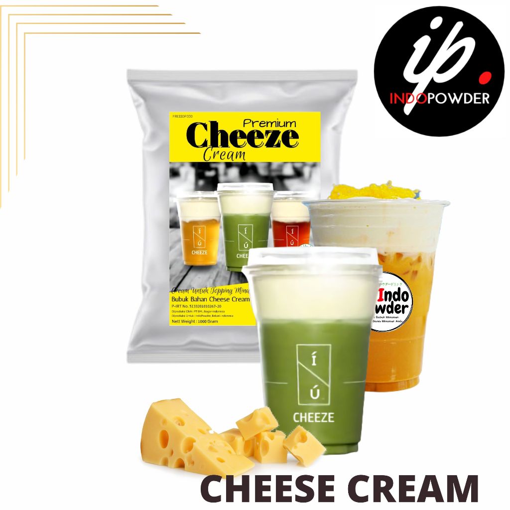 

PREMIUM Cheese cream 1Kg / Cheese tea cream 1Kg / Cream cheese / Cheese foam / Cheese tea foam