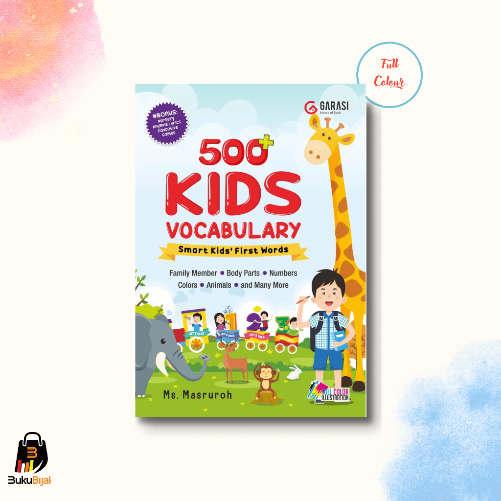 Buku 500+ Kids Vocabulary - Smart Kids; First Words